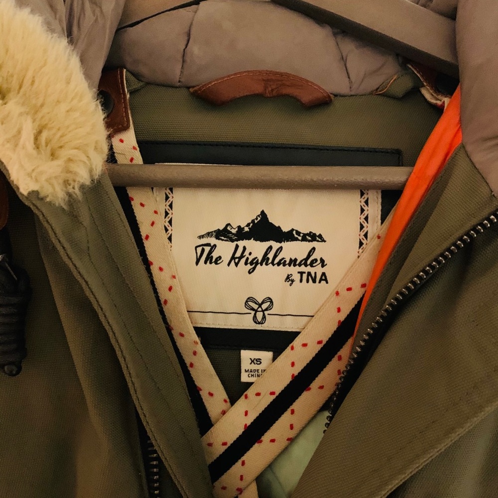 TNA NORDIC Real Fur-trimmed Parka